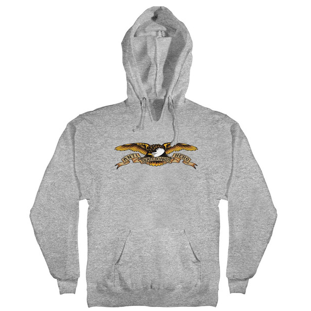 Anti Hero Youth Eagle Hood Grey Heather