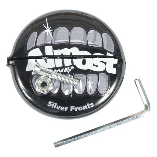 Almost Silver Fronts Hardware Allen - 1.0"