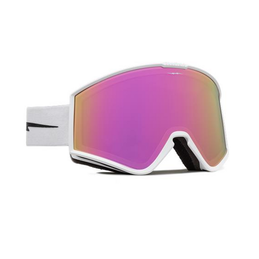 Electric 2023 Kleveland S Goggles White - Pink Chrome + Yellow