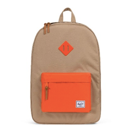 Herschel Heritage Backpack Kelp/Vemillion Orange