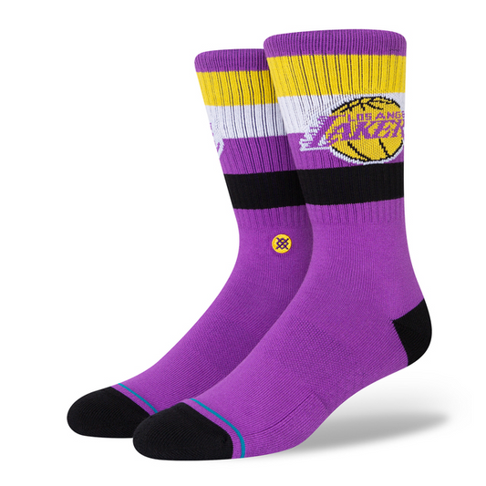 Stance X NBA Lakers Crew Socks Purple