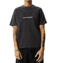 Afends Sunset Recycled Retro Fit Tee Stone Black