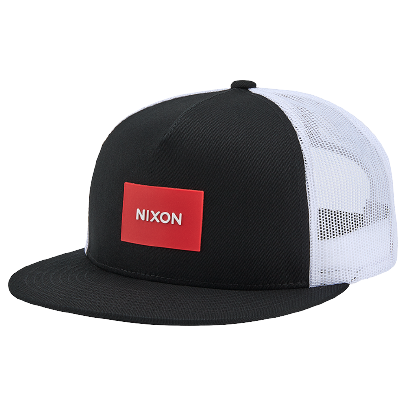 Nixon Team Trucker Hat Black/Red/White