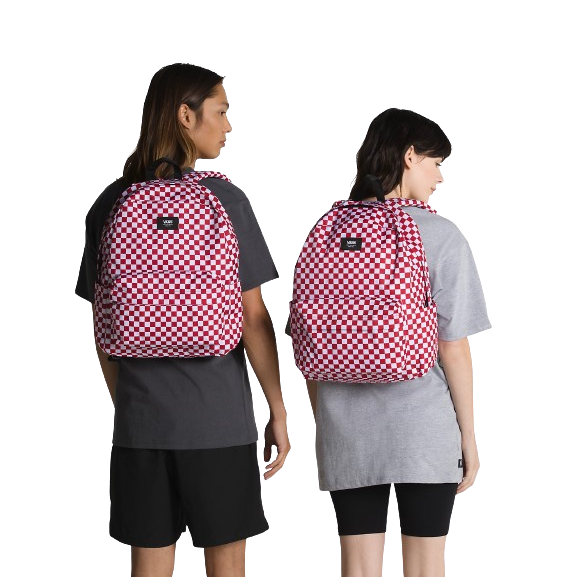 Vans Old Skool Backpack Chilli Pepper - Checkerboard