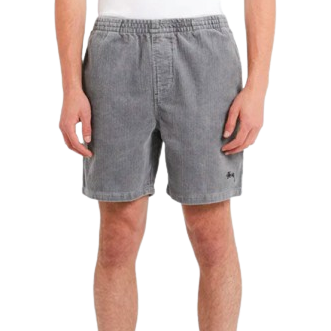 Stussy Wide Wale Cord Beach Short Pigment Grey