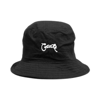 Crate Scripted Bucket Hat Black