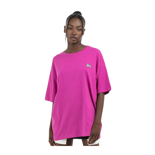 Stussy Offset Graffiti Relaxed Tee Berry