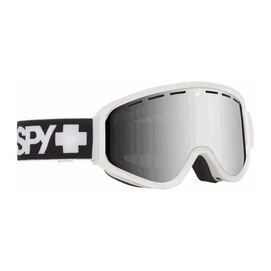 Spy 2023 Woot Goggles Matte White - Bronze with Silver Spectra (VLT:12%) + Persimmon (VLT:53%)
