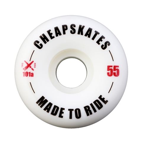 CHEAPSKATES *MADE TO RIDE* WHEELS: 53mm & 55mm 101a