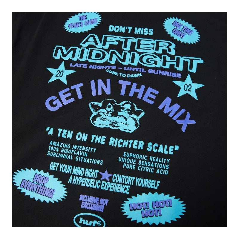 HUF After Midnight Tee - Black