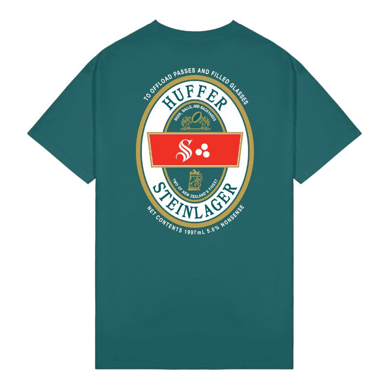 Huffer X Steinlager Offload Sup Tee - Emerald