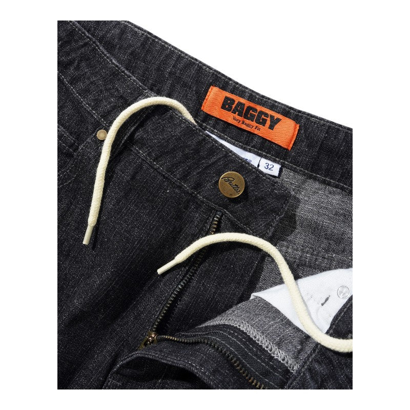Butter Scorpion Stitch Denim Jeans - Slub Black
