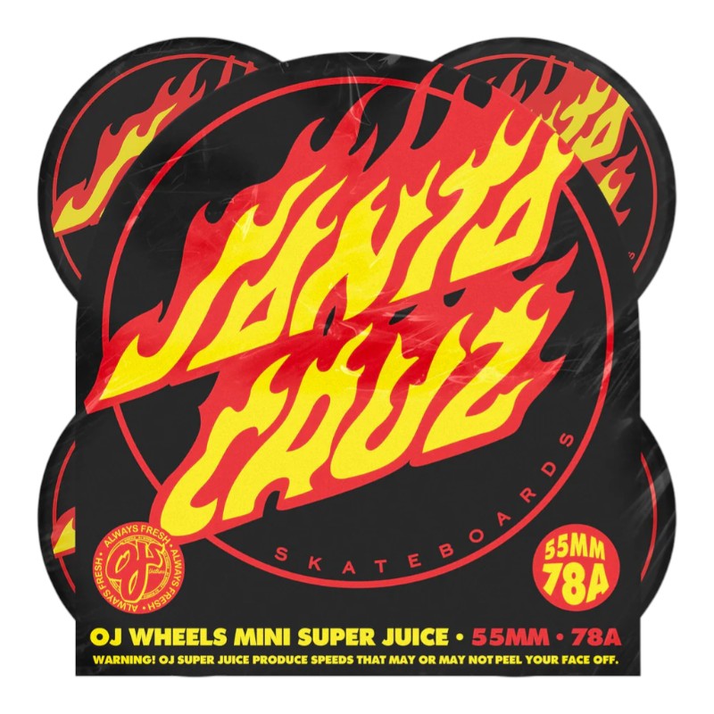 OJ Super Juice Wheels Flame Dot - 78a/60mm