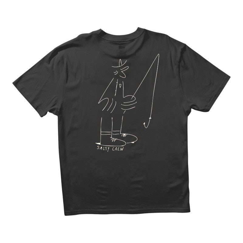Salty Crew Swivel Tee - Pirate Black