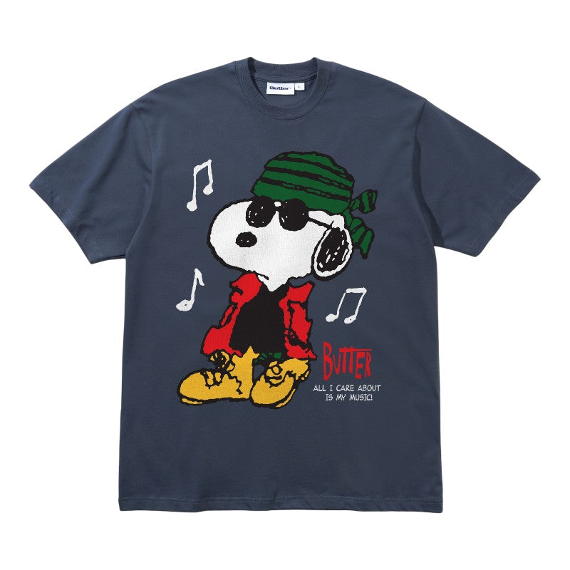 Butter X Peanuts Music Tee - Slate