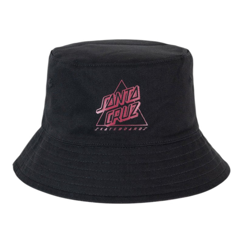 Santa Cruz Not A Dot Hollow Youth Reversible Bucket Hat - Maroon