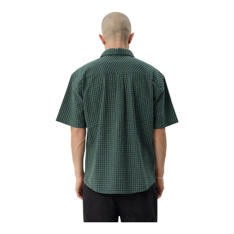 Afends Reverb Shirt - Pine Check