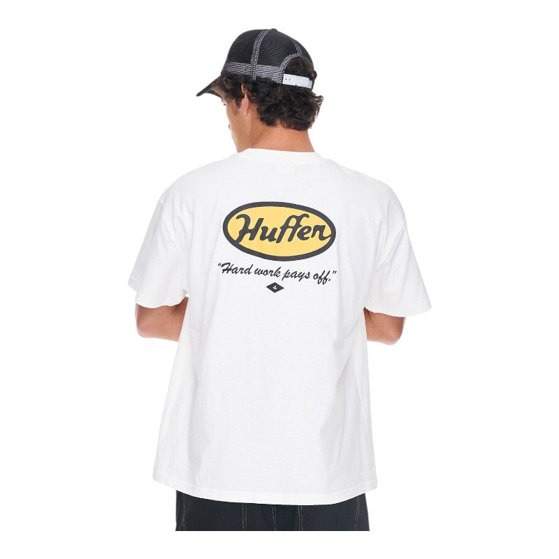 Huffer Block Tee 220/Workshop - Chalk
