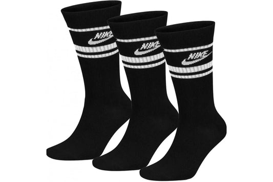 Nike NSW Everyday Essential Crew 3pk Sock - Black