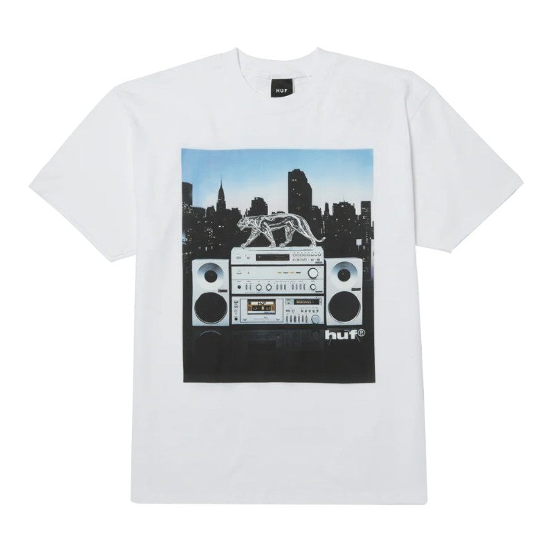 HUF Midnight Radio Tee - White