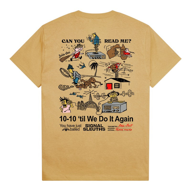 Passport Radio Silence Tee - Barley