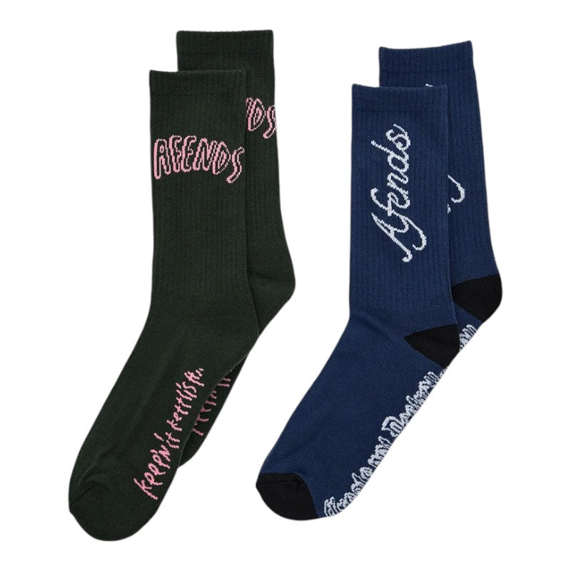 Afends Horoscope 2 Pack Socks - Multi