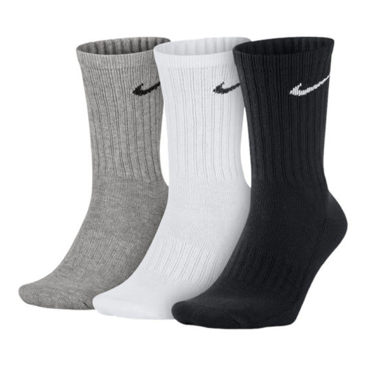 Nike SB Everyday Cush Crew Socks - 3 Pack - Blk/Wht/Gry