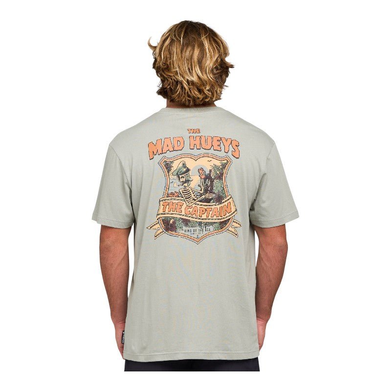 Mad Hueys Captain Two Faced Tee - Faded Dust