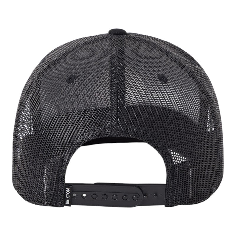 Brixton Oath MP Trucker Hat - Black/Black/Black