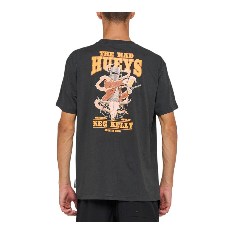 Mad Hueys Keg Kelly Tee - Vintage Black