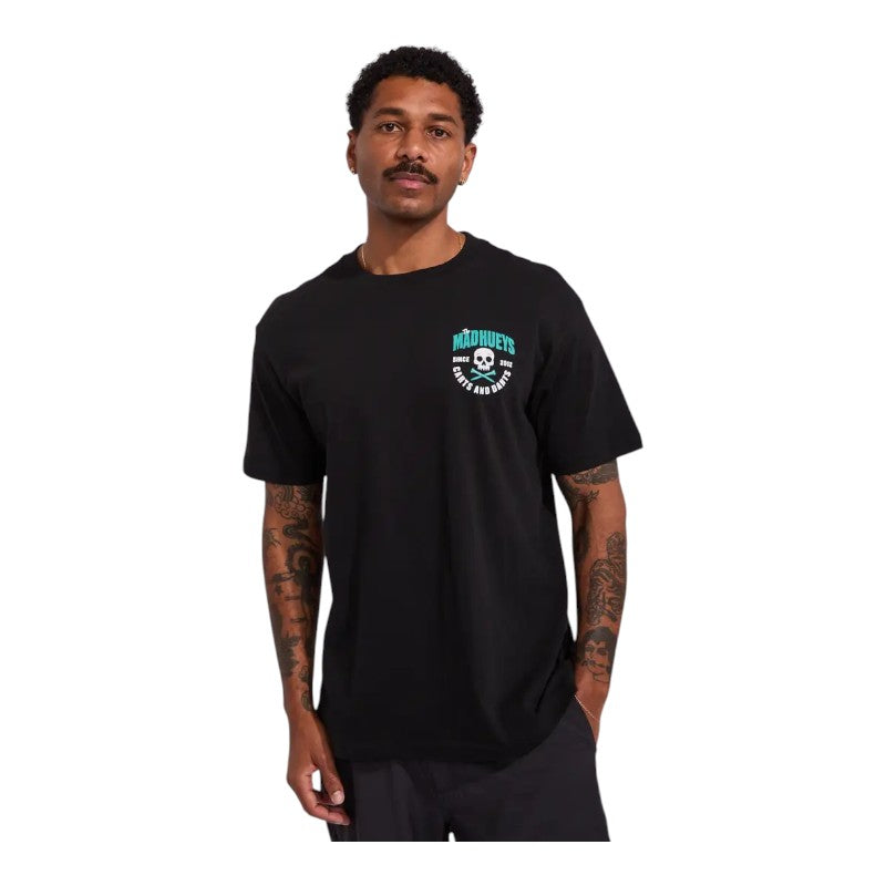 Mad Hueys Carts And Darts Tee - Black