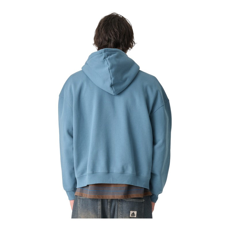 Xlarge Eli Plaid Gorilla Fit Zip Hood - Blue Mirage