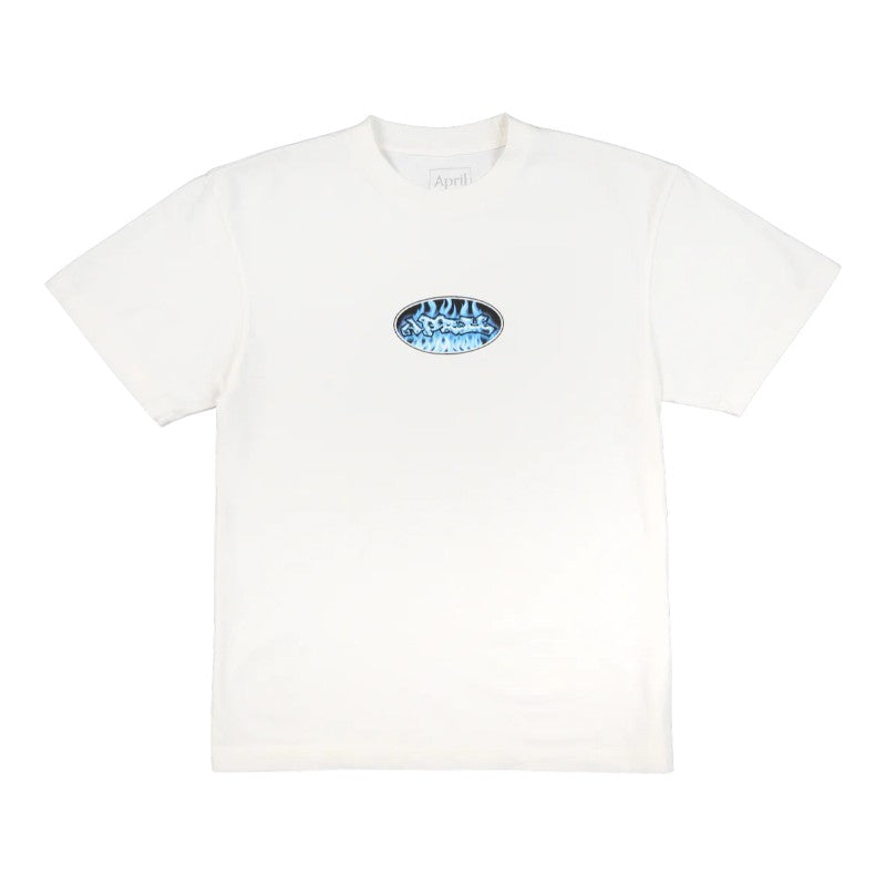 April Clear Flame Tee - White