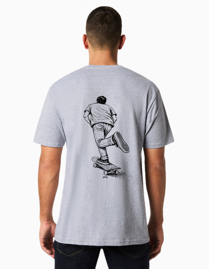 Cheapskates Later… Tee - Grey Marle