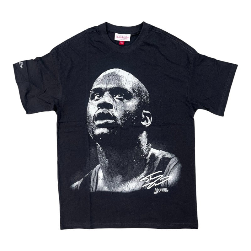 Mitchell & Ness Bighead Shaq Tee - Faded Black