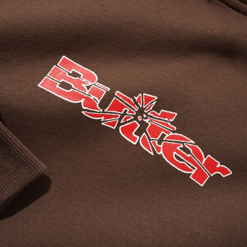 Butter Goods Smashed Logo Hood - Brown