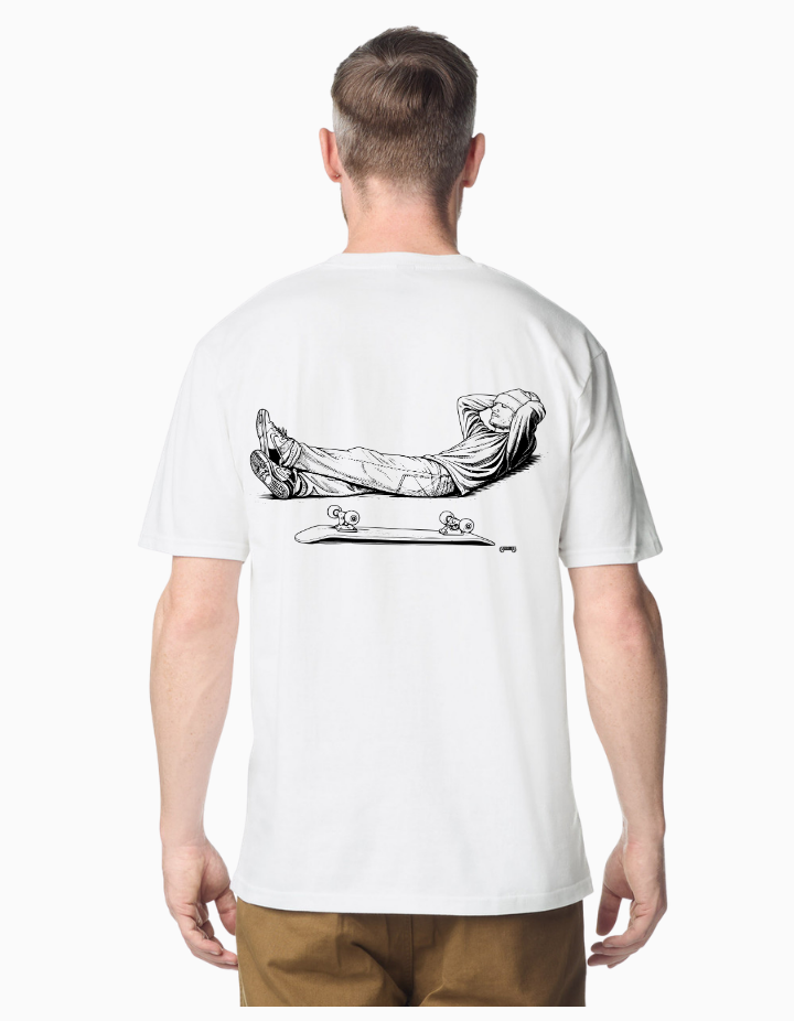 Cheapskates Laid Back Tee - White