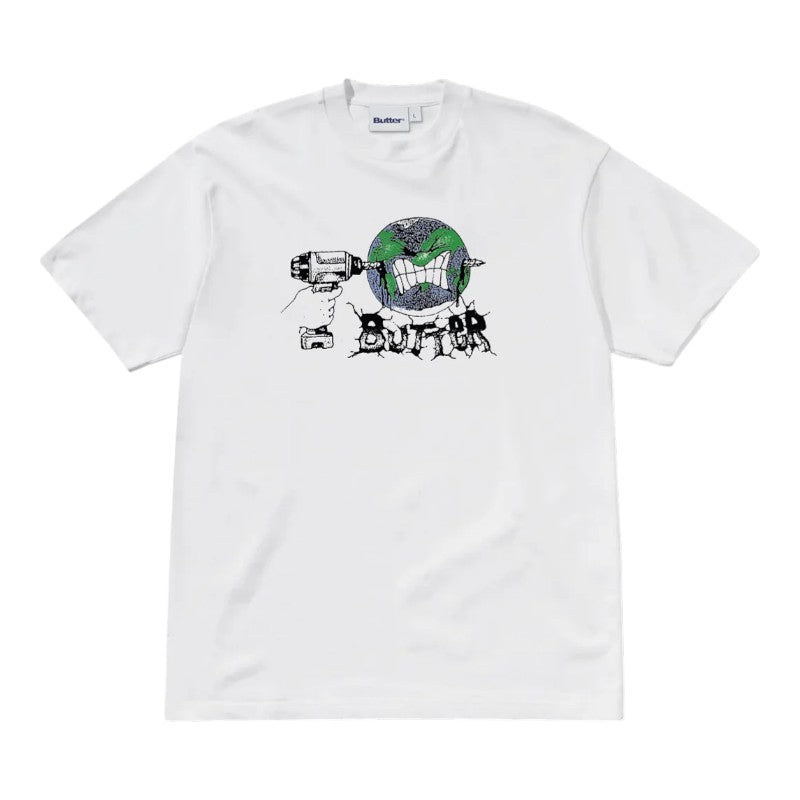 Butter Goods Drill Tee - White