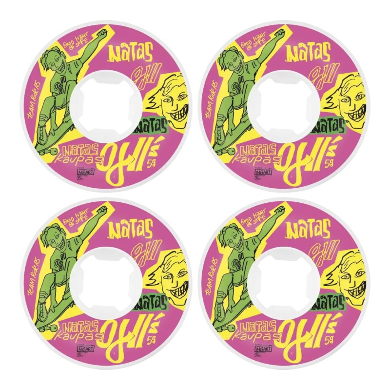 OJ Natas Kaupas Neon Original Hardline Wheels - 95a/58mm