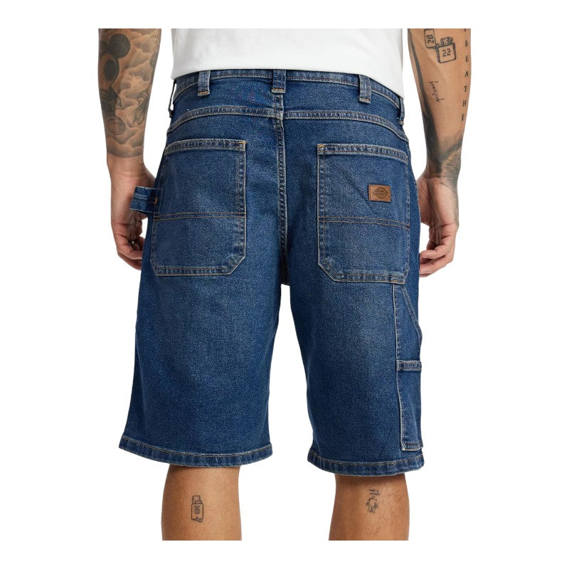 Dickies Relaxed Denim Utility Shorts 11" - Denim Medium Wash