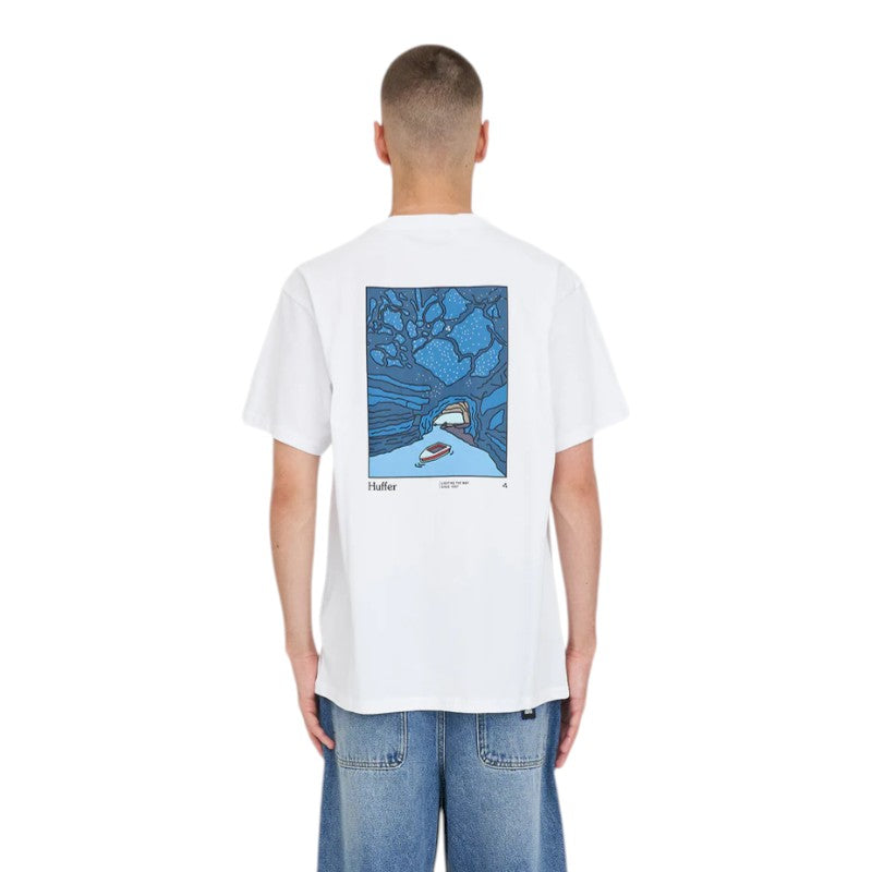 Huffer Sup Tee 190/Caves - White