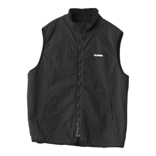 Xlarge Reversible Sherpa Vest – Black/Black