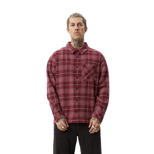 Afends Questions Flannel Shirt - Port