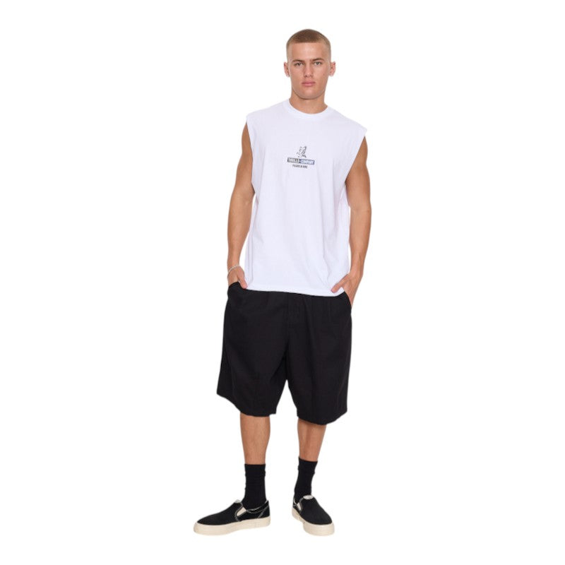 Thrills Risen Merch Muscle Singlet - White
