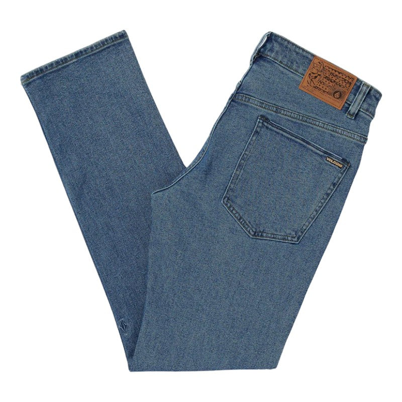 Volcom Solver Denim Pants - Washed Blue