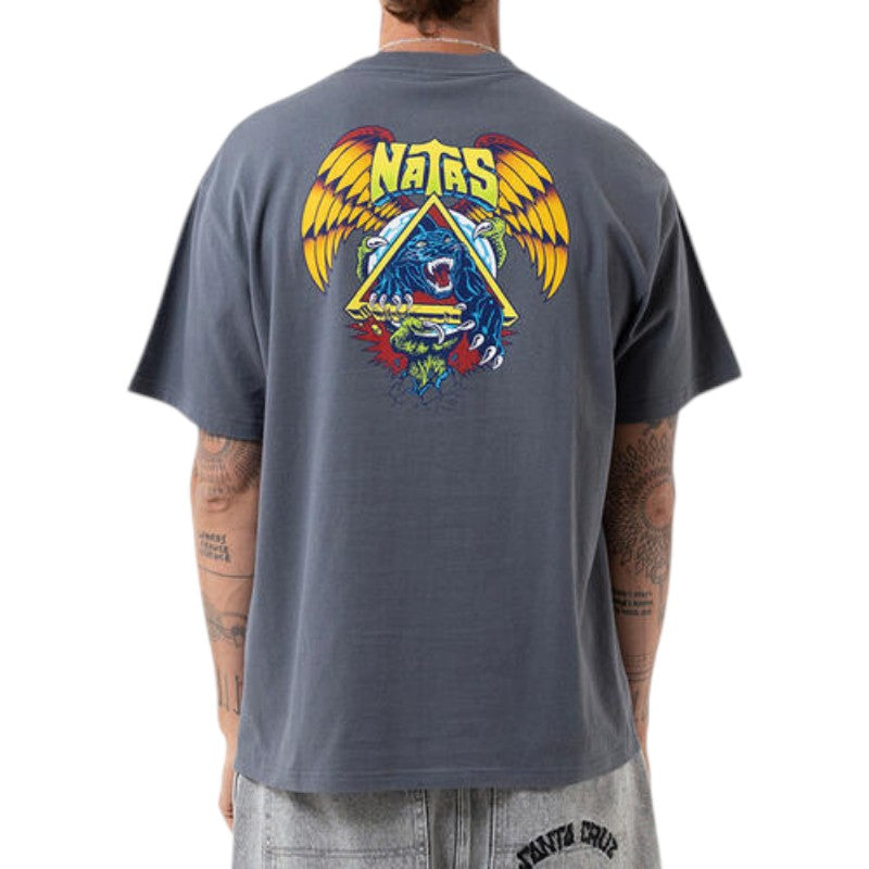 Santa Cruz Natas SC Panther Tee - Dark Grey