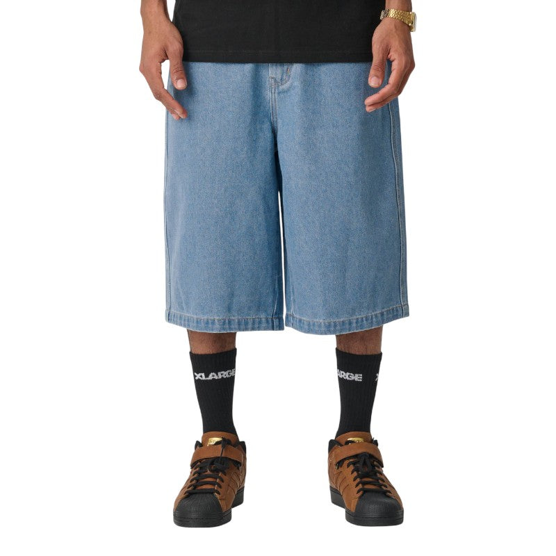 Xlarge Baggy Bull Denim 91 Short - Mid Blue