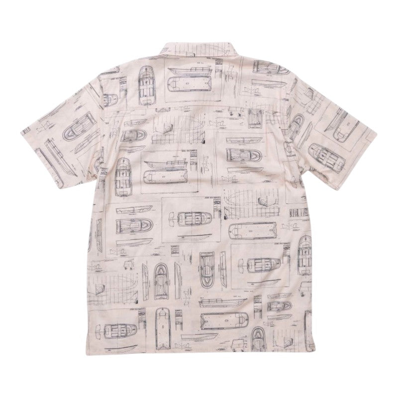 Salty Crew Whaler Shirt - Bone