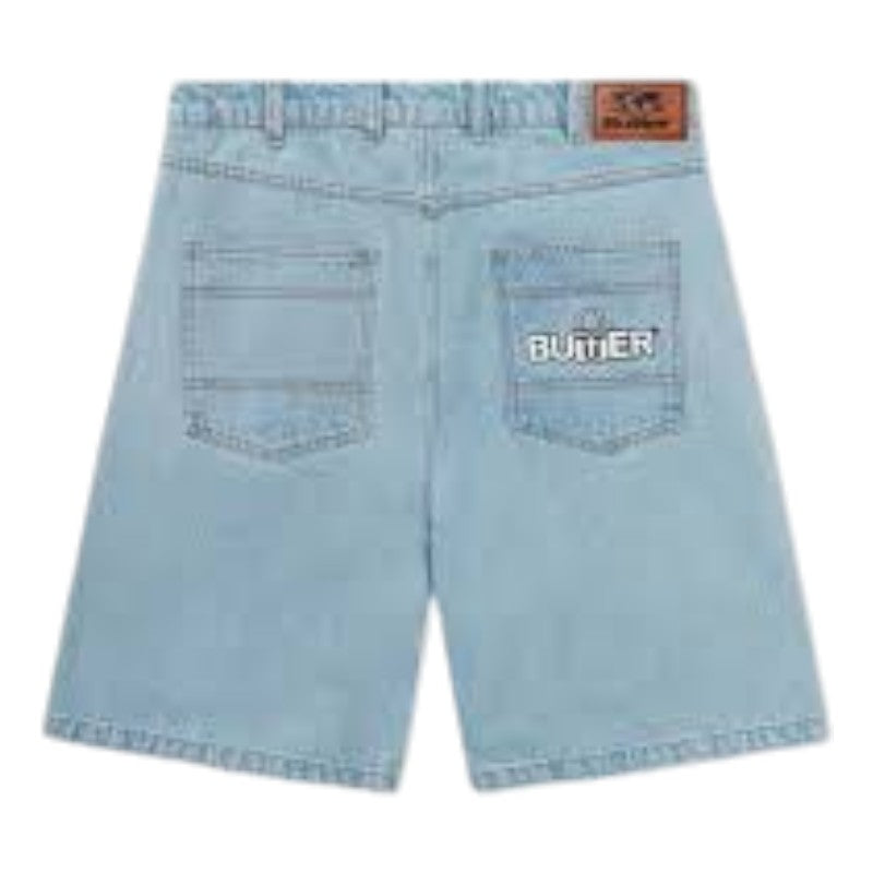 Butter Goods Lock Denim Shorts - Light Indigo