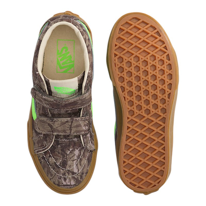 Vans Sk8-Mid Youth Reissue - Camo Green Gecko